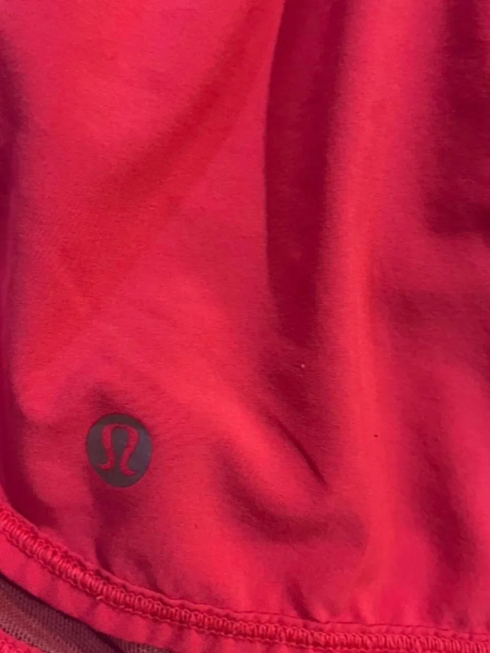 Lululemon shorts- SET OF 3 olive green, burgundy, red/pink - original style - Picture 7 of 9